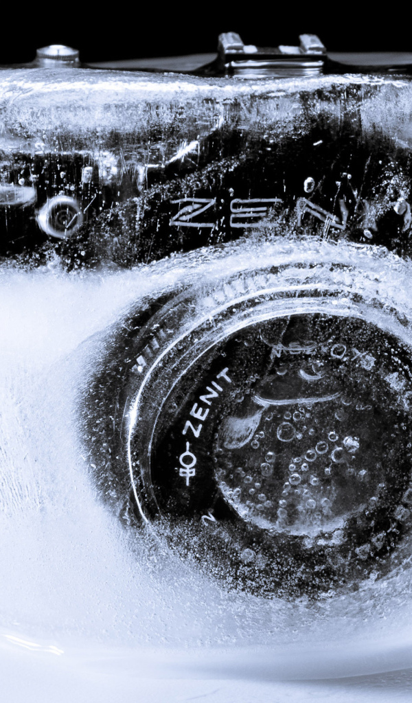 Замороженный фотоаппарат