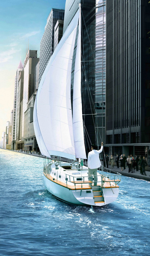 Двигаясь по ветру