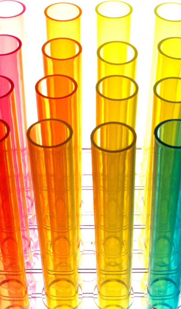 Разноцветные пробирки