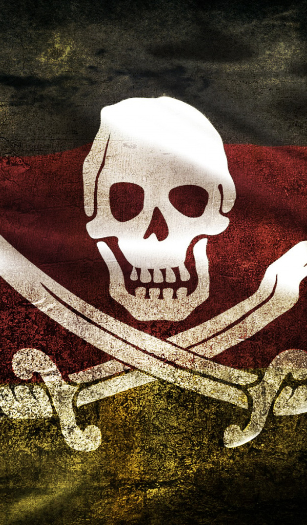 Череп и сабли Пиратский флаг