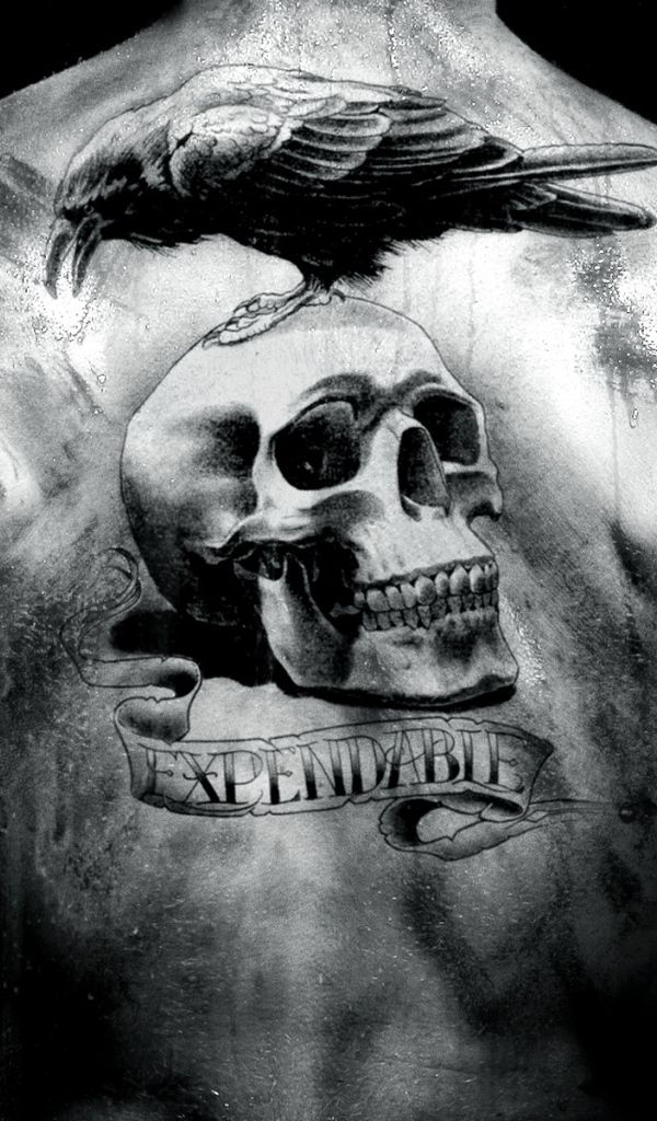 Тату на спине