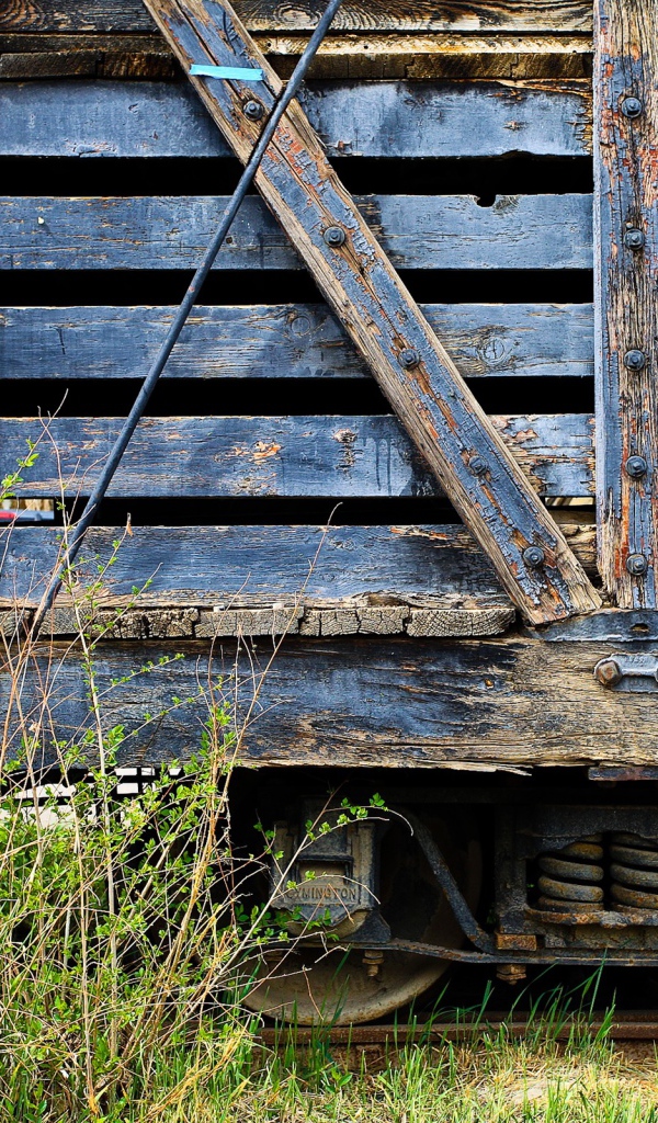 Вагон товарного поезда