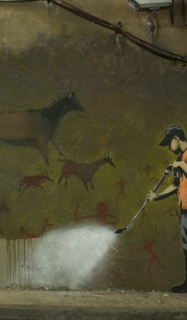 стрит арт Banksy