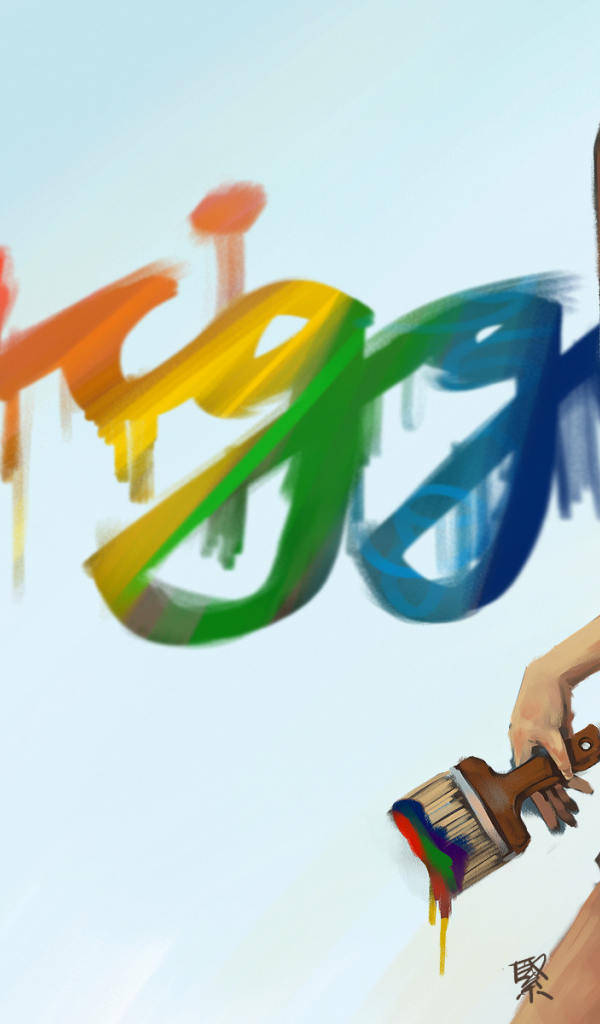 Девушка с красками