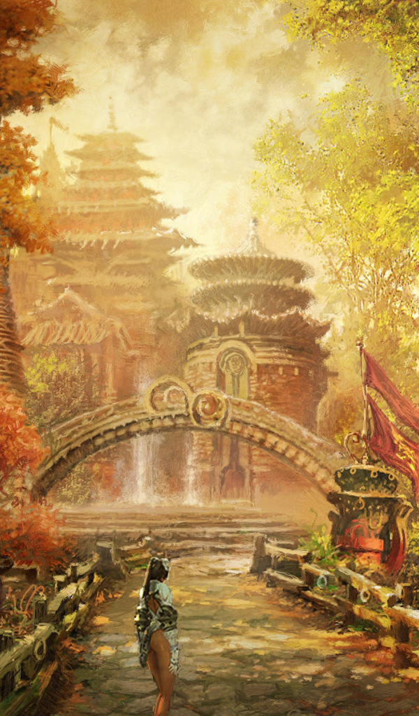 Девушка в саду