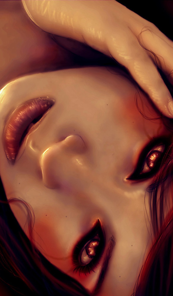 Подруга с красными волосами