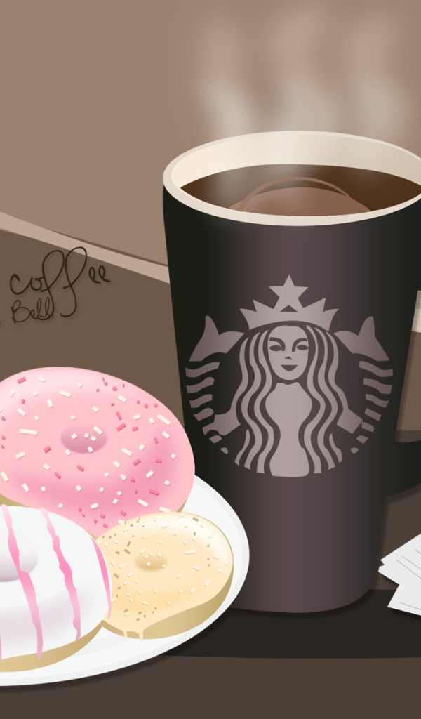 Чашка горячего кофе