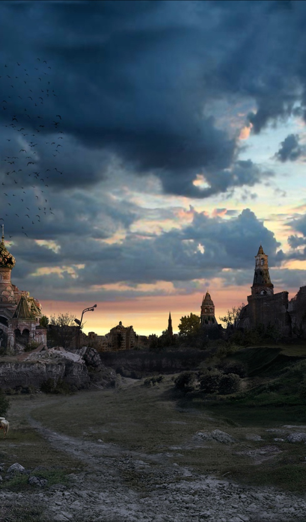 Постапокалиптический закат Москва