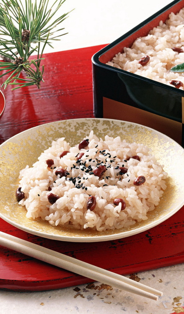 Рис с фасолью