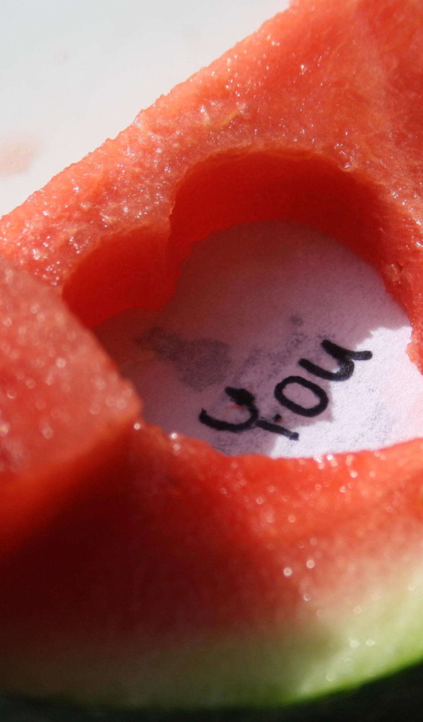Кусочек арбуза для тебя