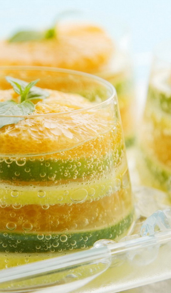 Фрукты в желе