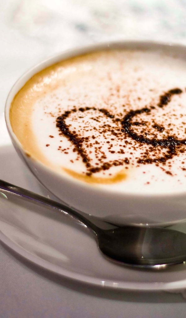 Кофе, сердечки