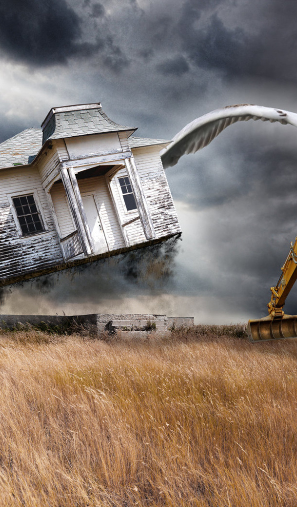 Улетающий дом