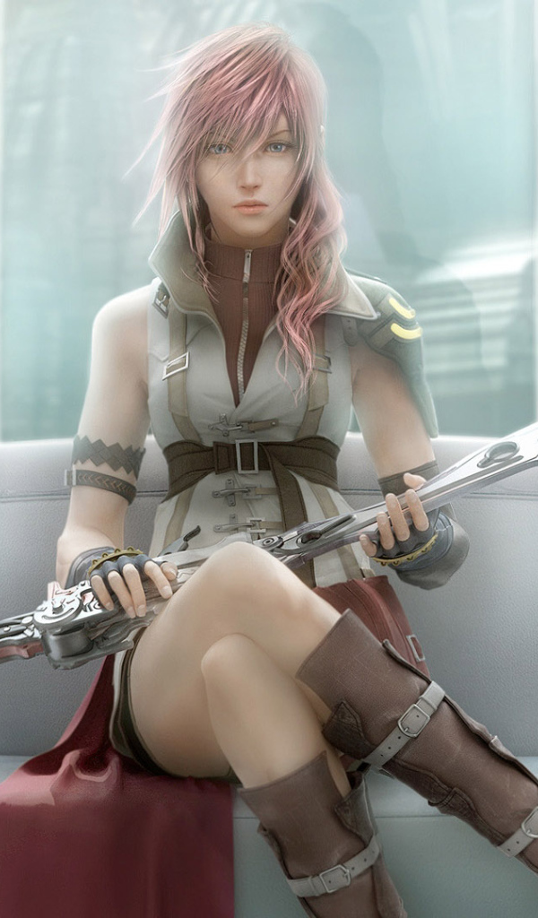 Final Fantasy Девушка с мечом