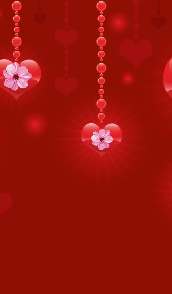 Сердца в День Влюбленных