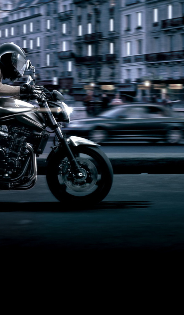 Сузуки GSF 125 Бандит в движении