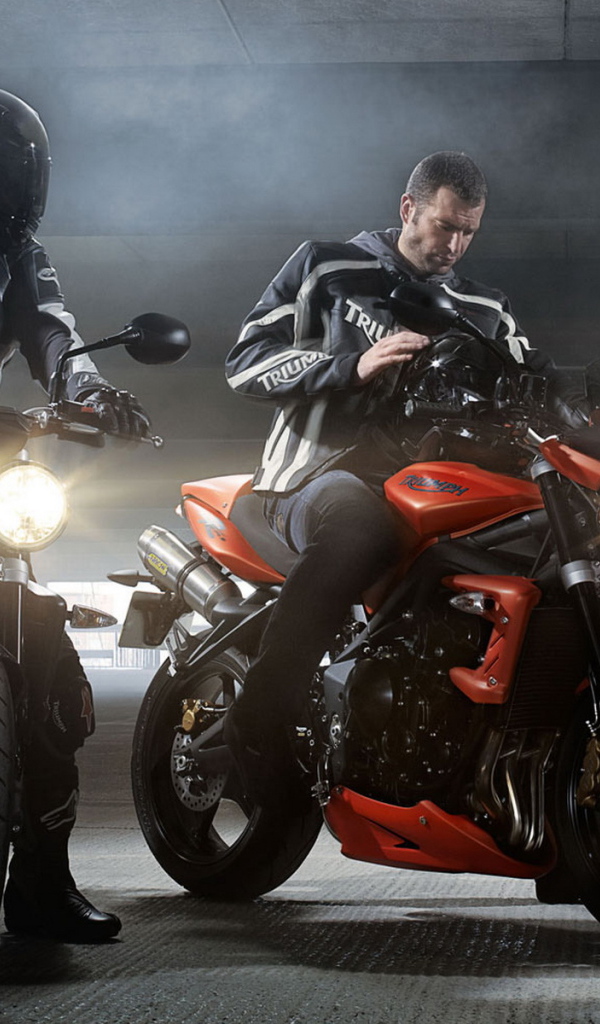 Новый байк Триумф Speed Triple