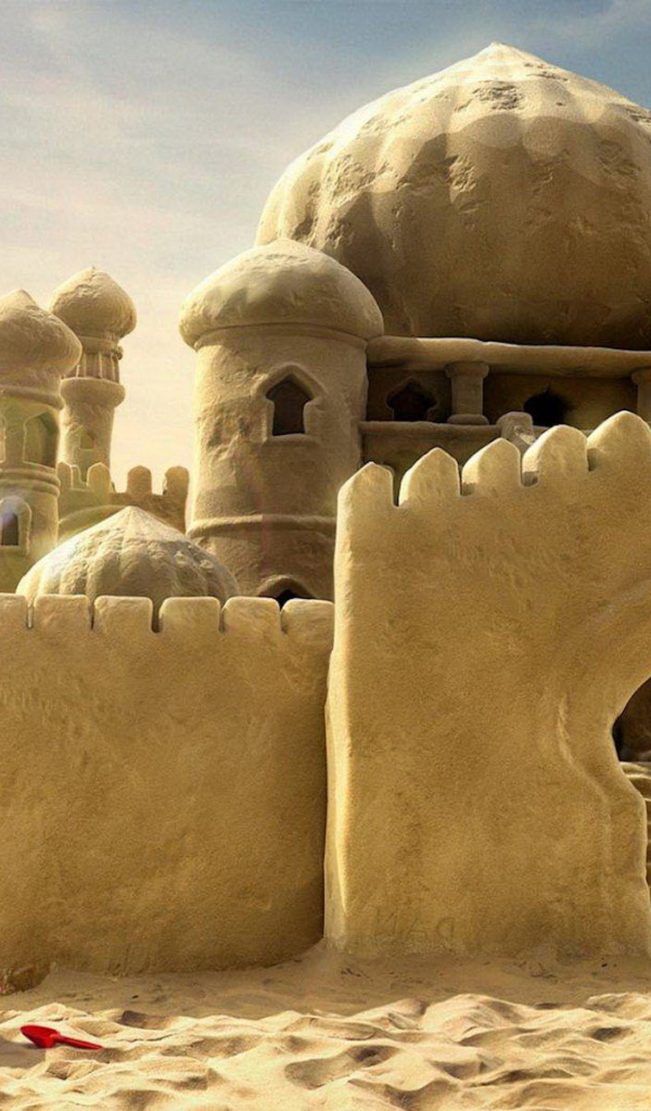 Дворец из песка