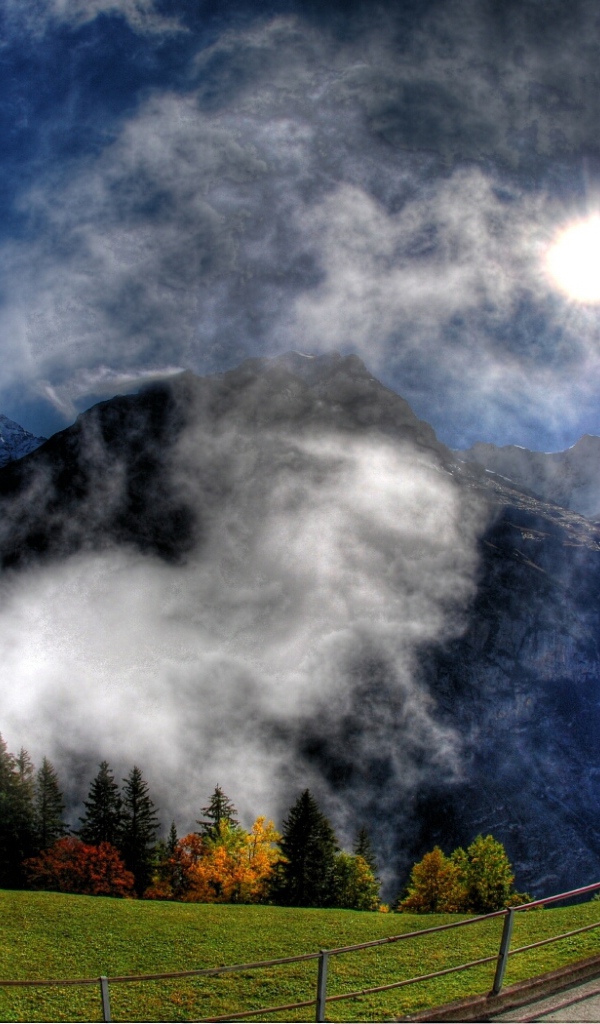 Красивый горный пейзаж