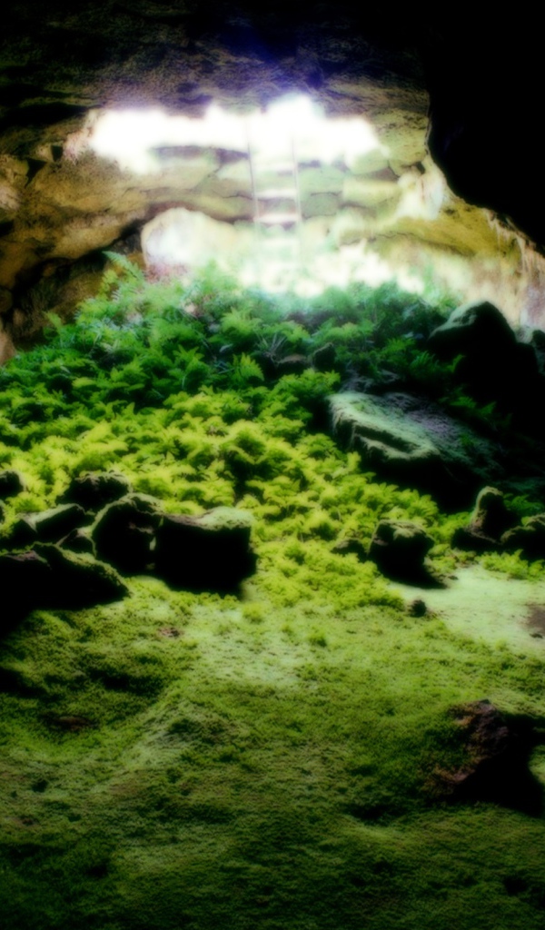 Пещера в Tulelake Калифорния