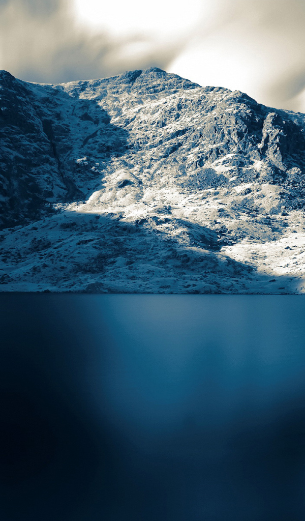 Горы, озеро, небо