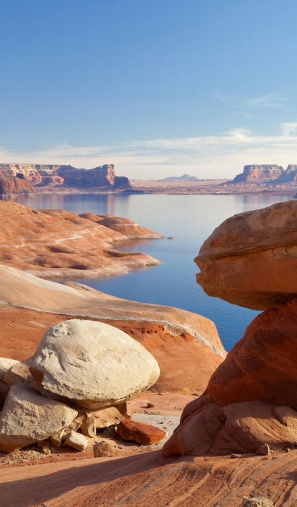 Юта, горное озеро Пауэлл