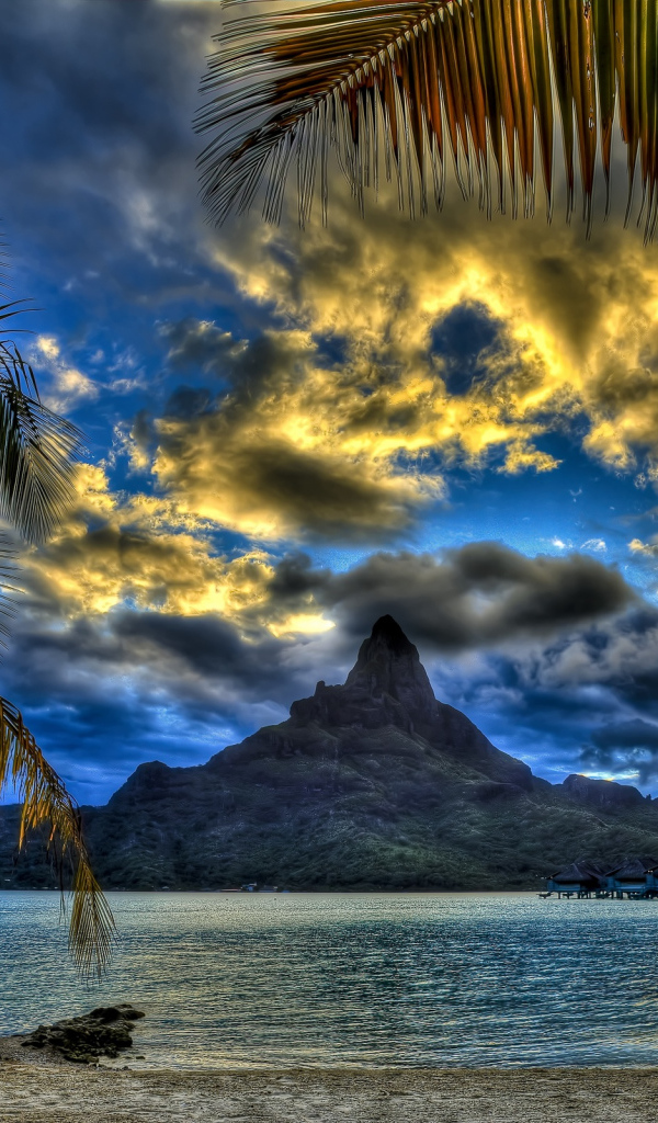 Пляж на закате