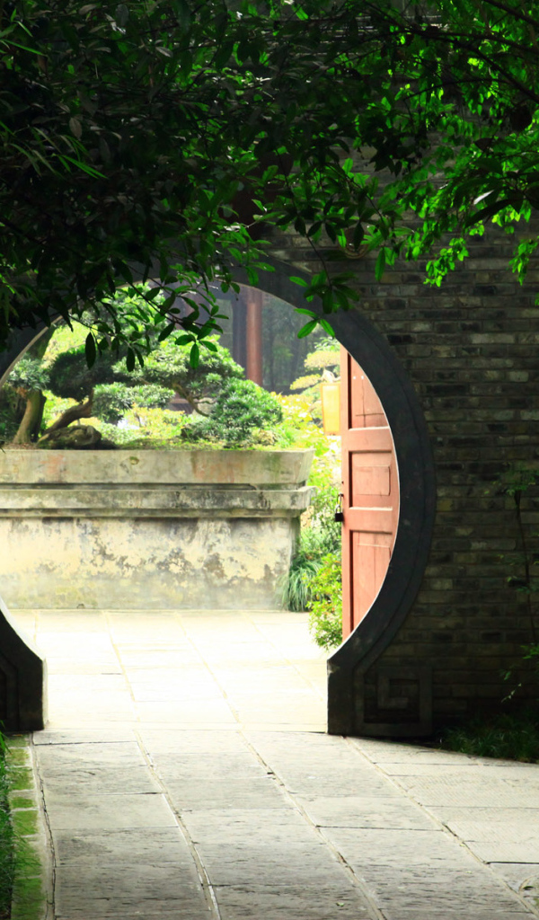 Китайский зеленый сад