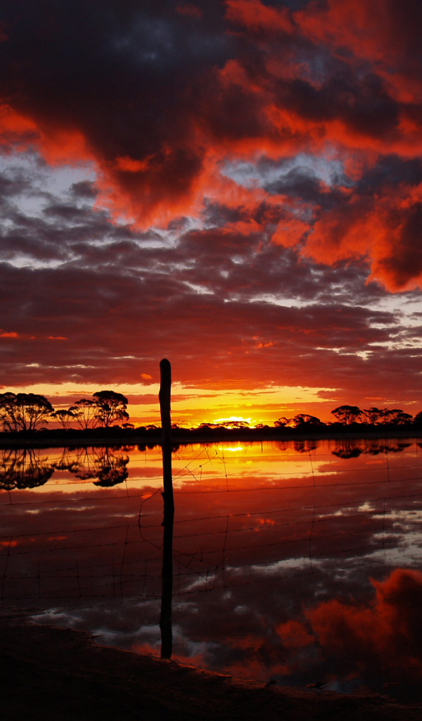 Красный закат