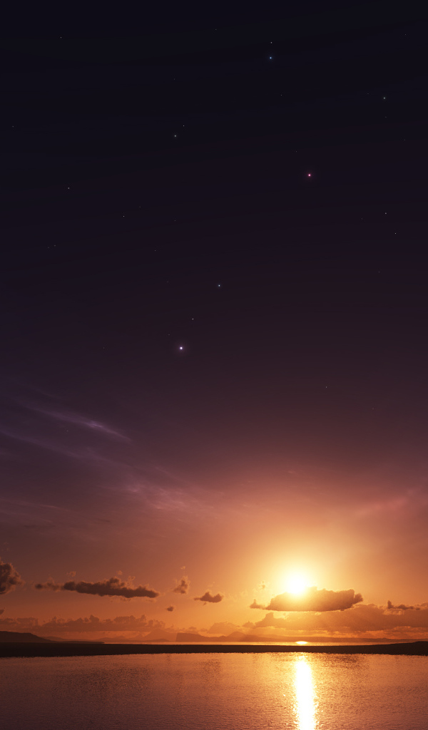 Вечером на закате