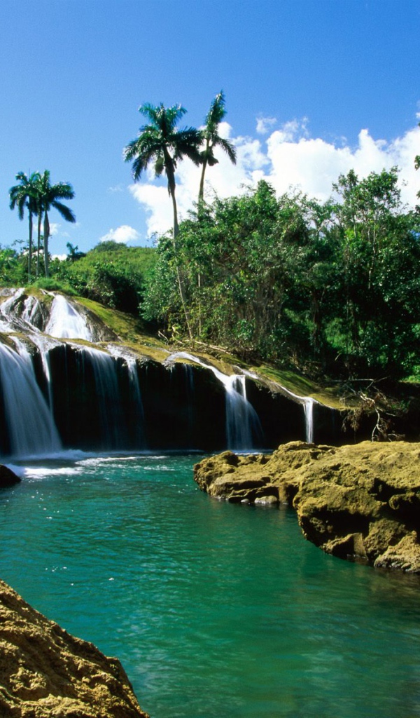 Водопад  El Nicho Куба