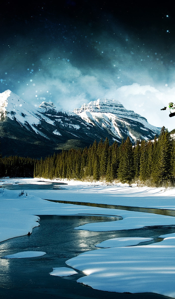 Экстремальный сноубордист