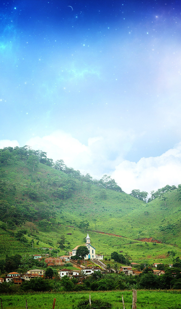 Деревня у подножия