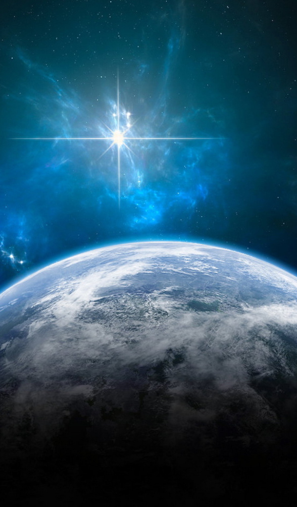 Планеты и сияющая звезда