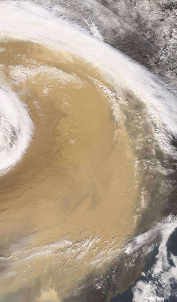 Снимок со спутника Ураган