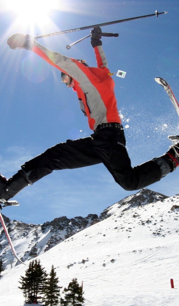 На горных лыжах