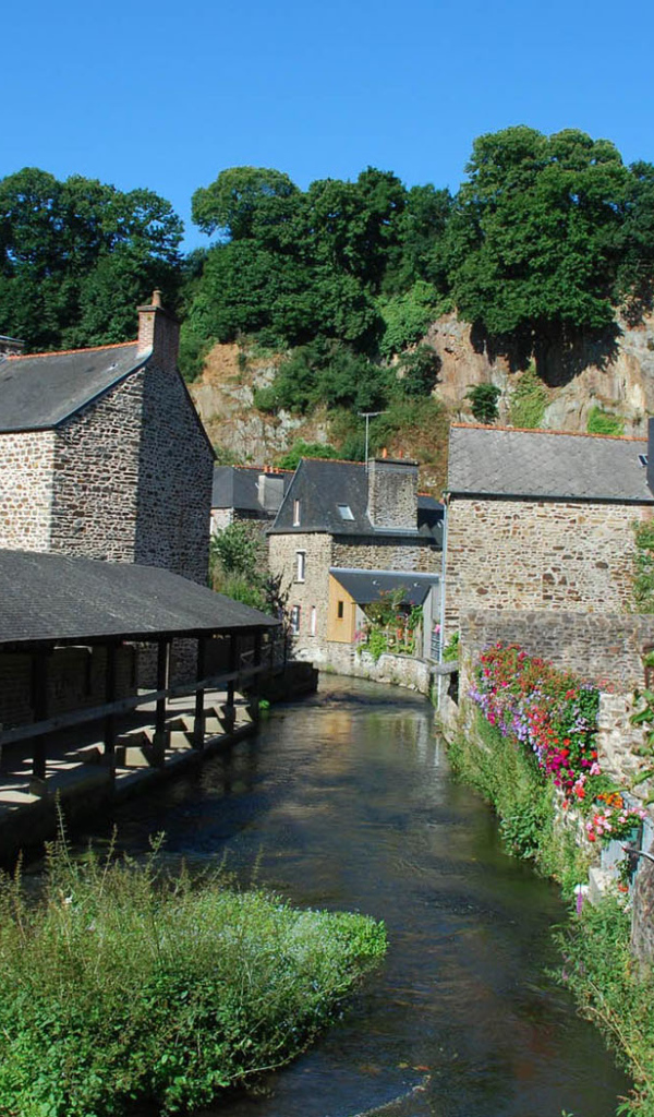 Ручей в деревне