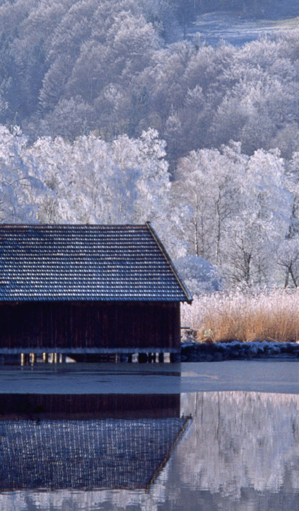 Дома у подножия гор