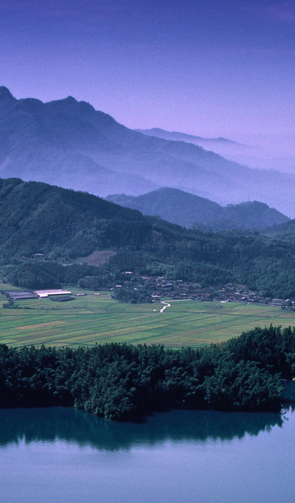 Поля в долине