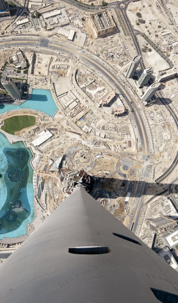 Вид с высоты на Дубай