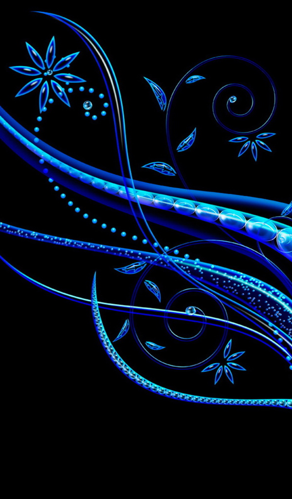 Голубой цветок