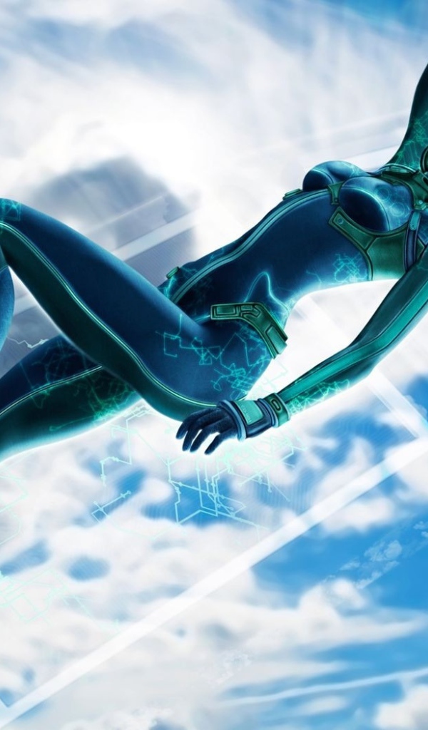 Девушка в облаках