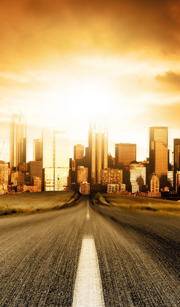 Дорога в город