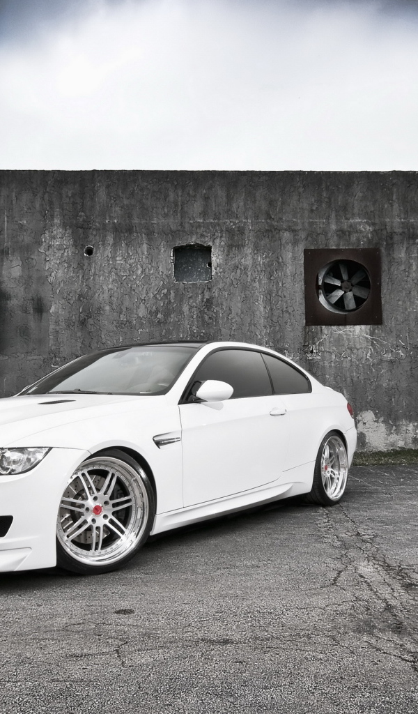 white BMW M3