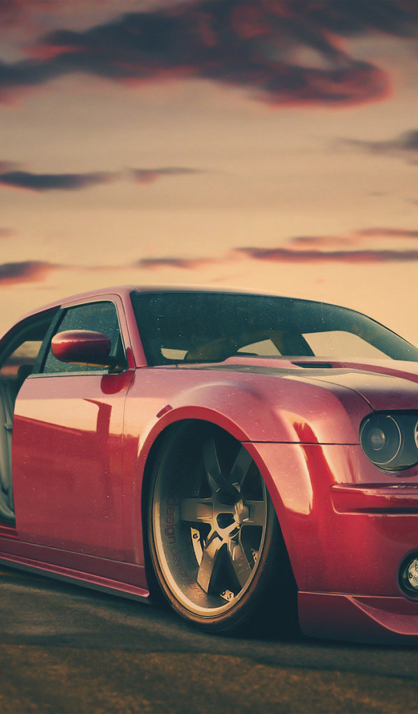 300c, красный