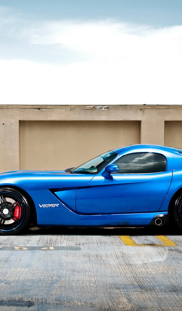 blue Dodge Viper