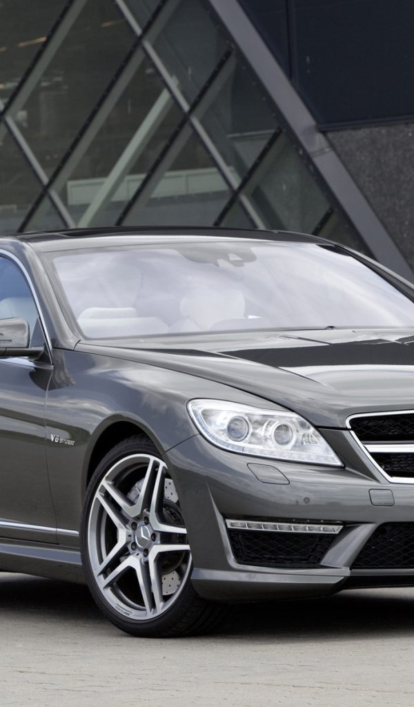 Mercedes Benz CL63 AMG, серый