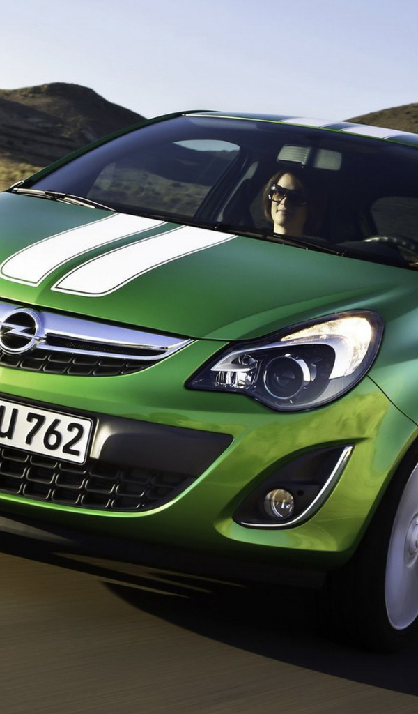 Opel-Corsa в движении