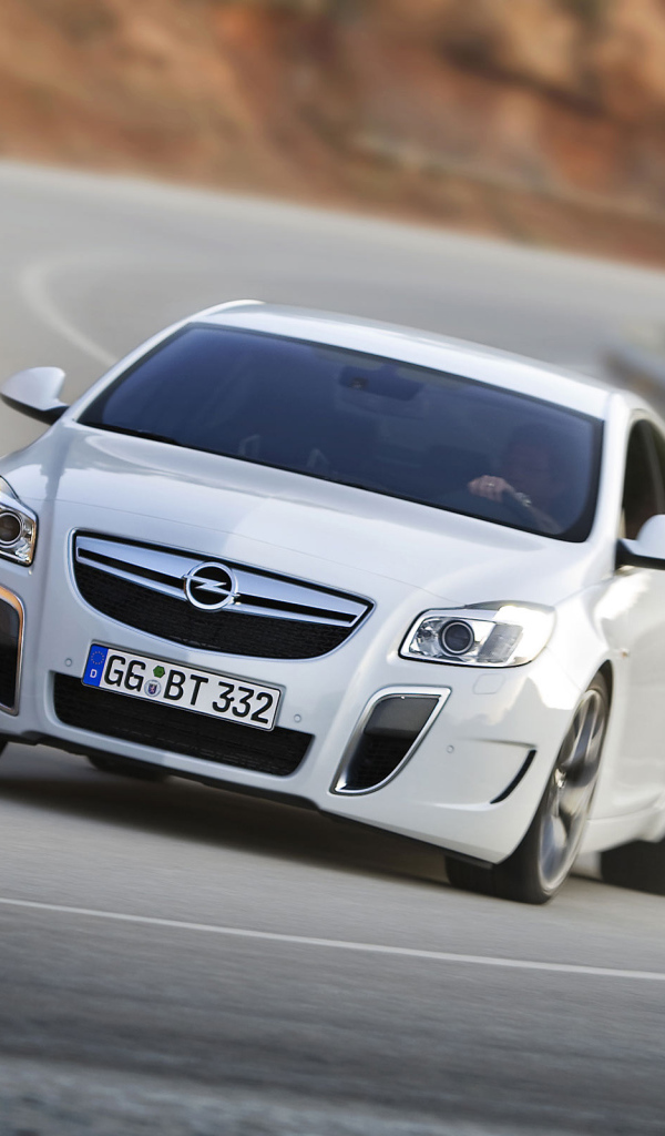 белый Opel Insignia