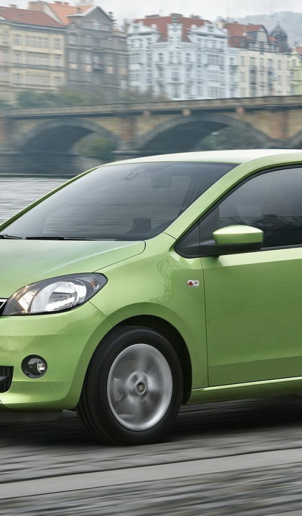 Skoda-Citigo на набережной